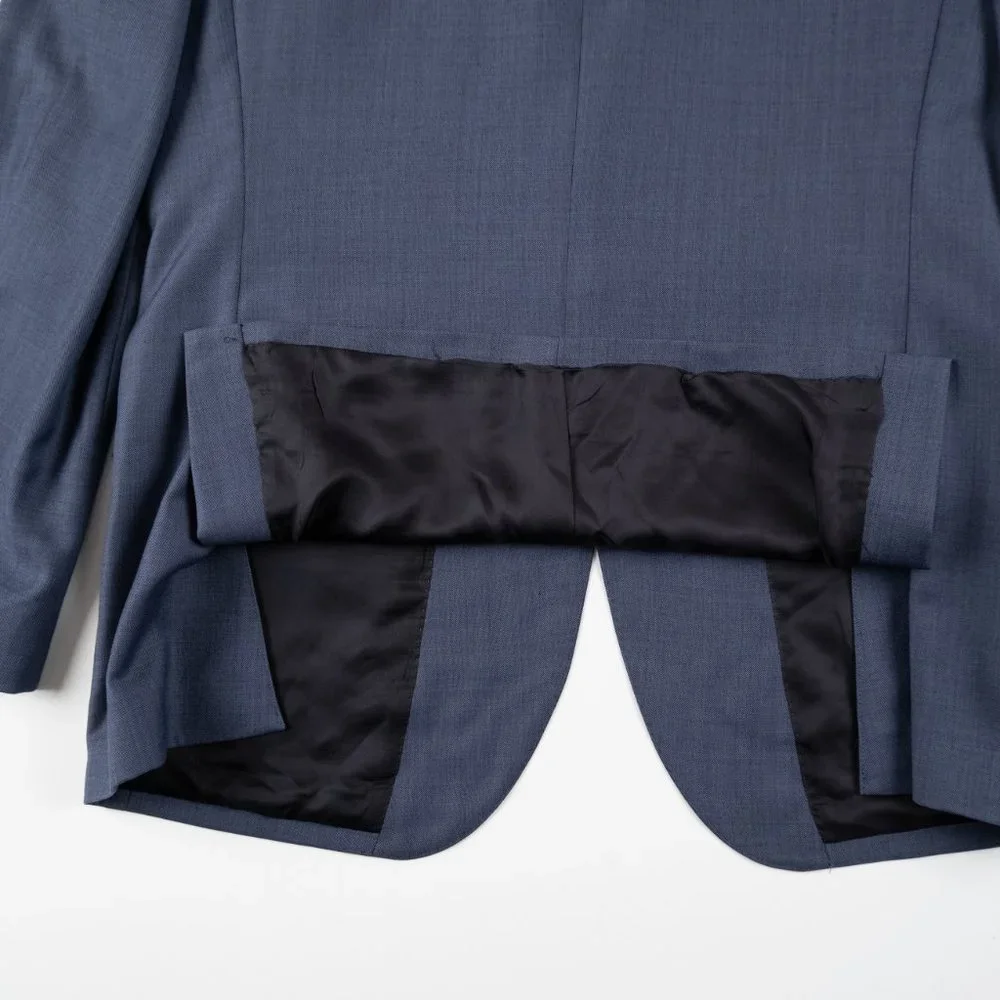 J. CREW Ludlow Slim-fit suit jacket Tollegno 1900 Italian worsted wool size 46L